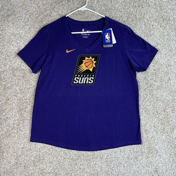 Phoenix Suns The Nike‎ Tee Shirt Women M Short Sleeve V-neck NBA - Picture 1 of 6